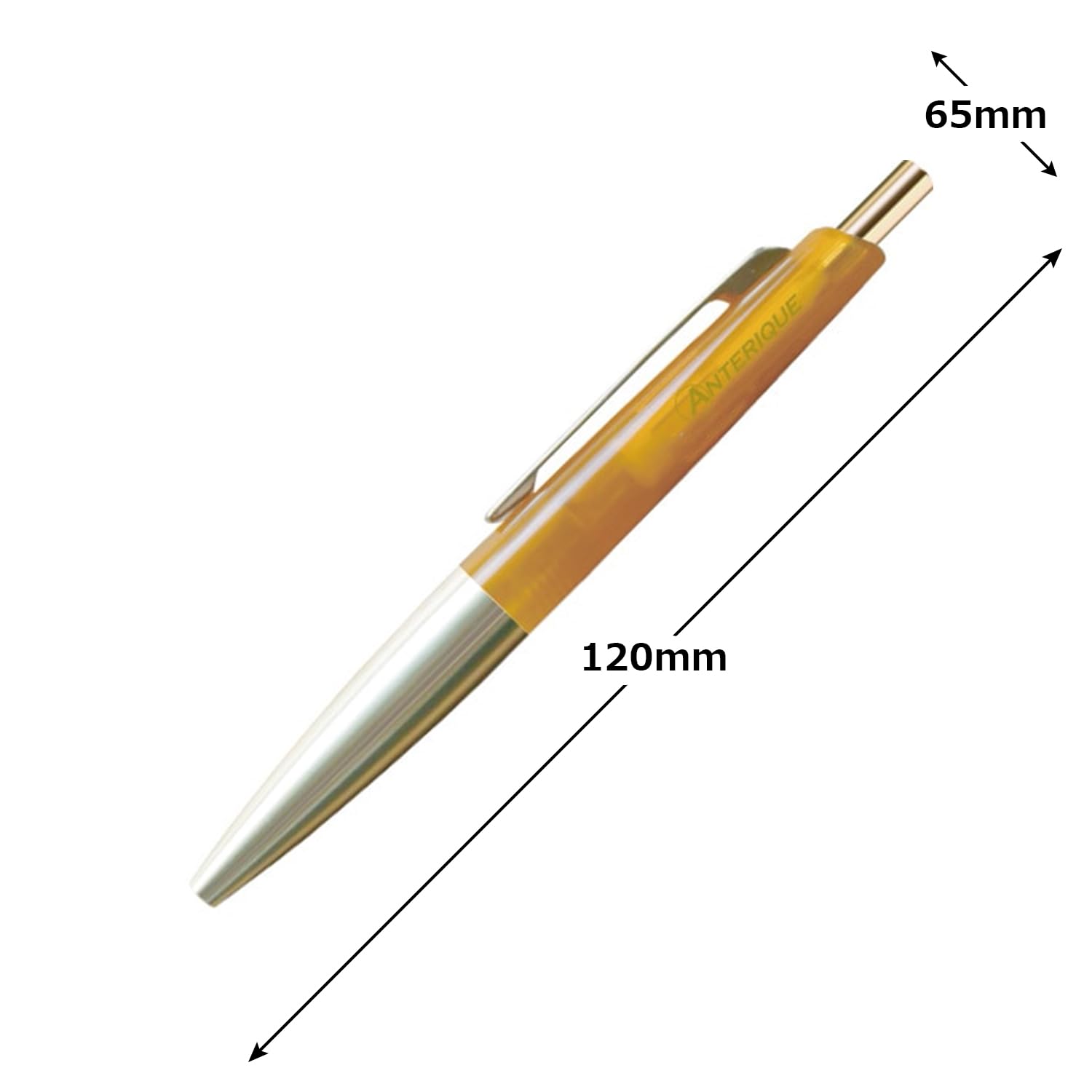 ミニボールペン クリア Amazon | アンテリック 油性ボールペン 0.5mm ミニサイズ クリア